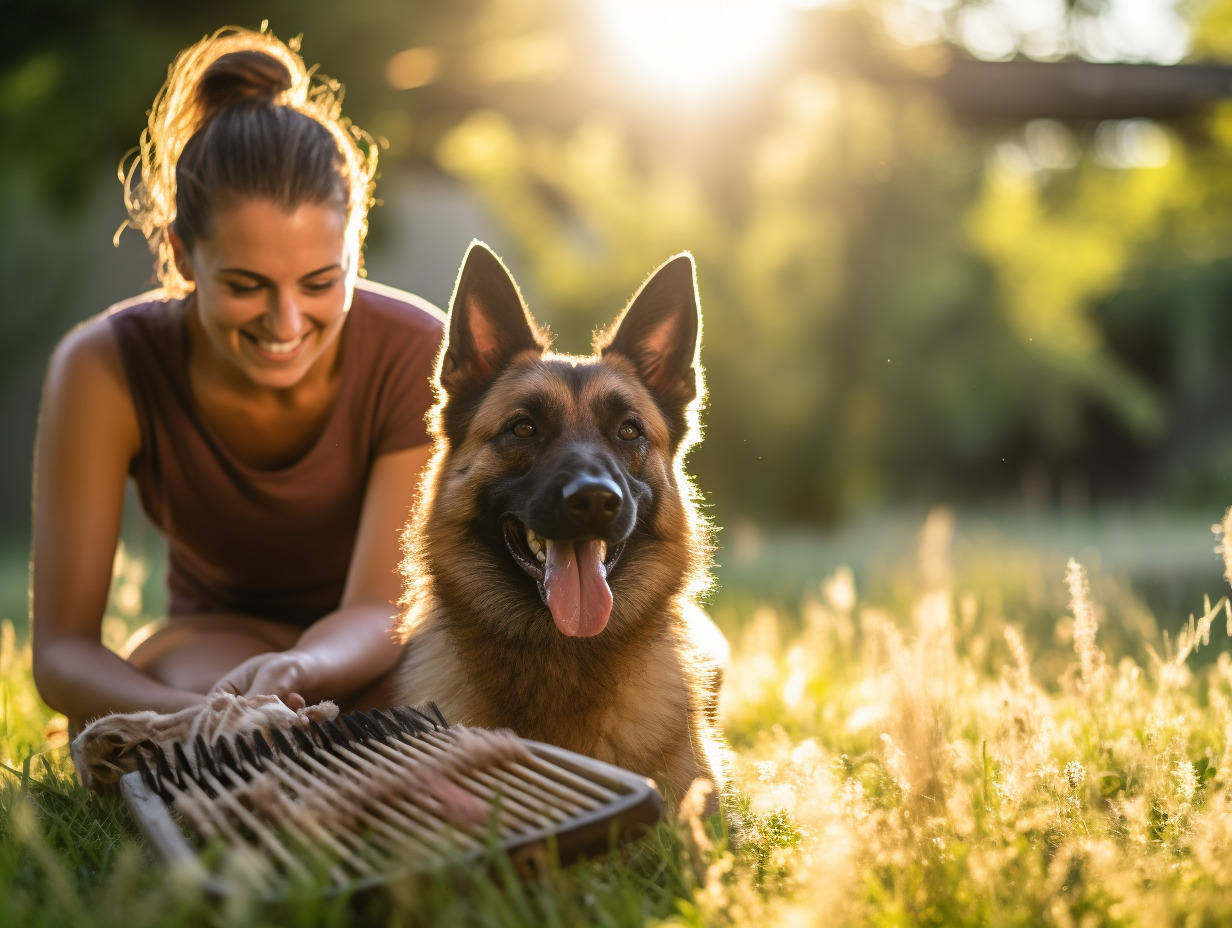 malinois perte de poils