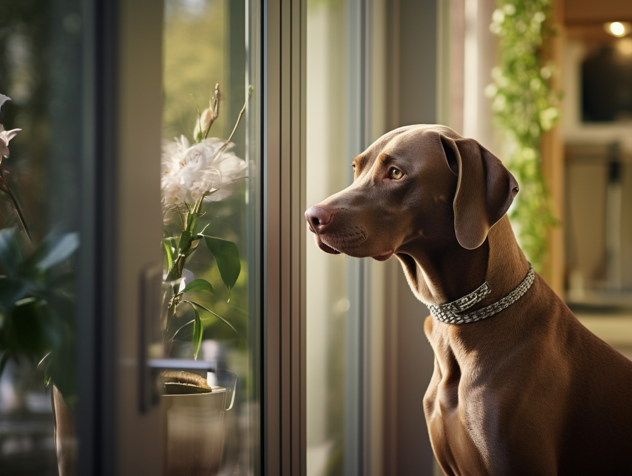 chatière chien sécurité