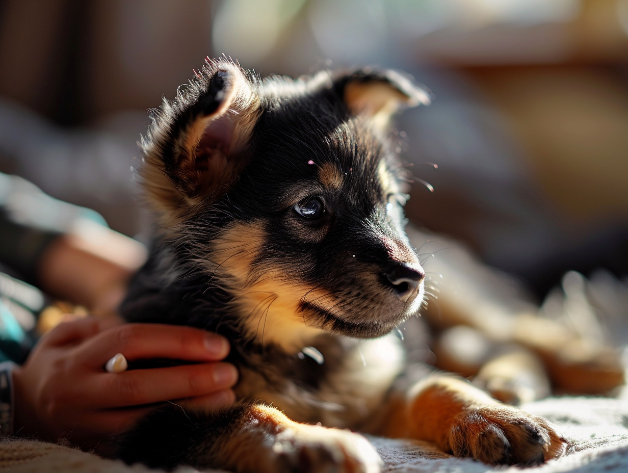 shiba inu noir et feu