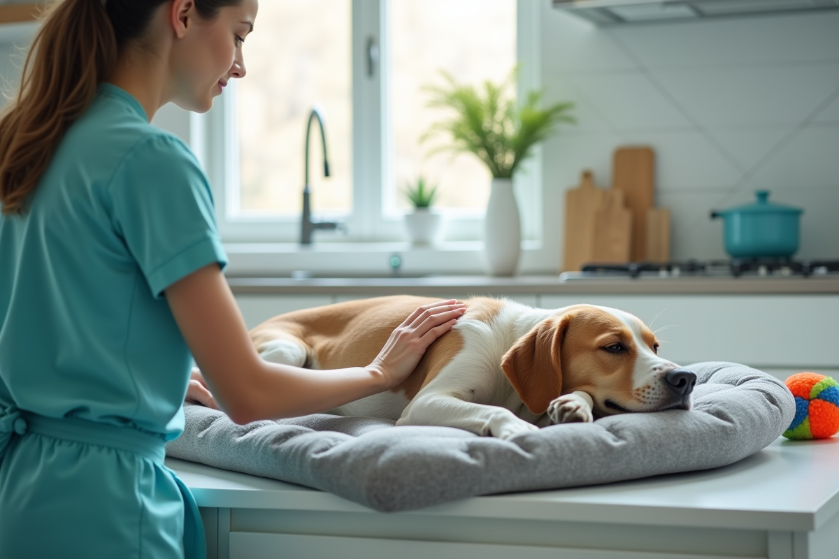 chien blessure