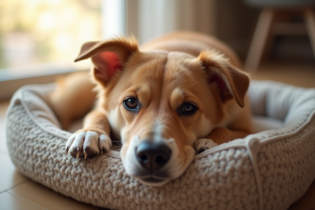 chien malade