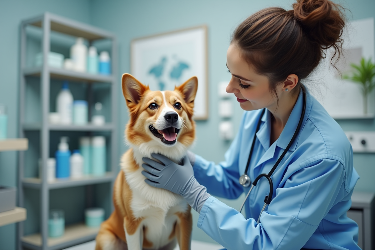 chien vermifuge