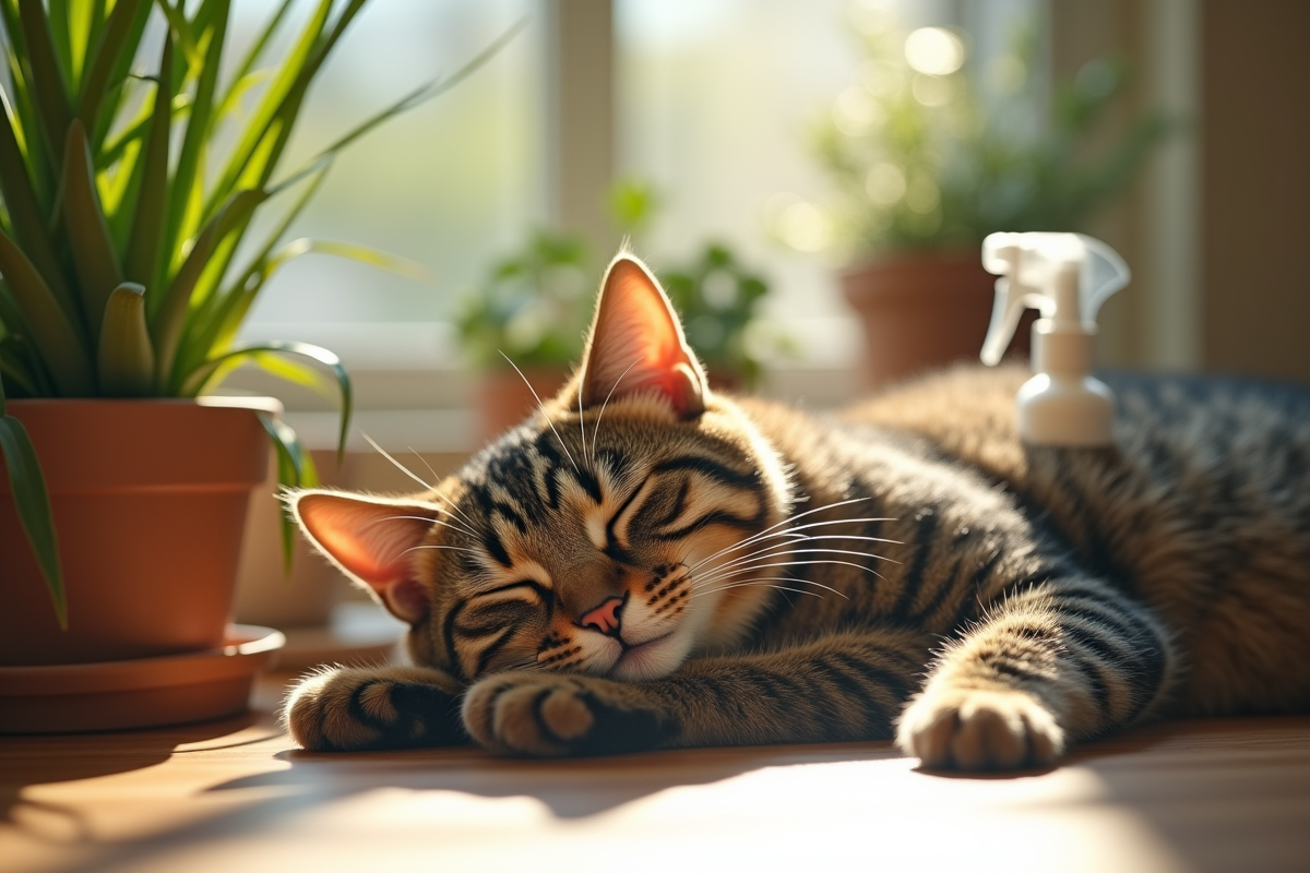 chat endormi