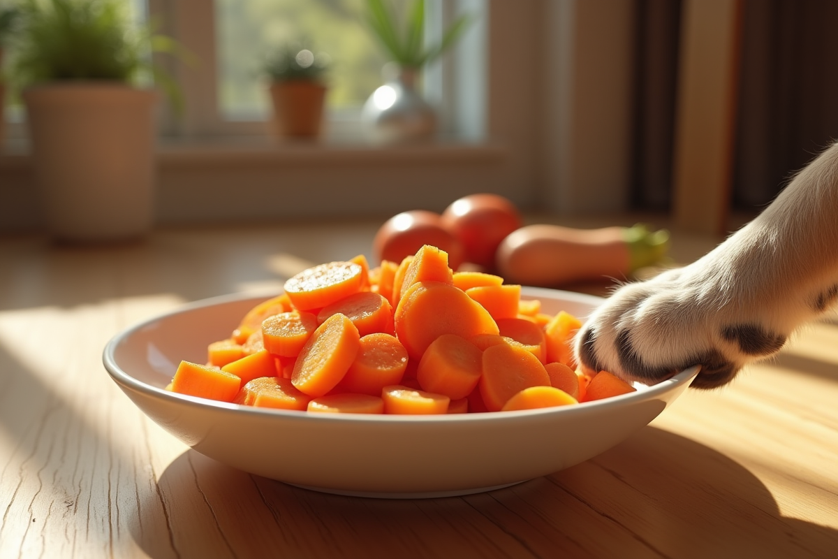 carottes chien
